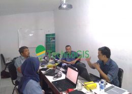 Pelatihan QuantumGIS Tingkat Lanjut PDAM Tirtanadi Medan di TechnoGIS Indonesia tahun 2018