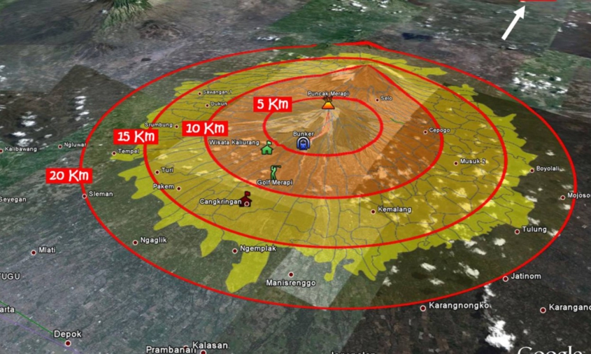 Contoh Buffering dalam SIG untuk Studi Zonasi Wilayah