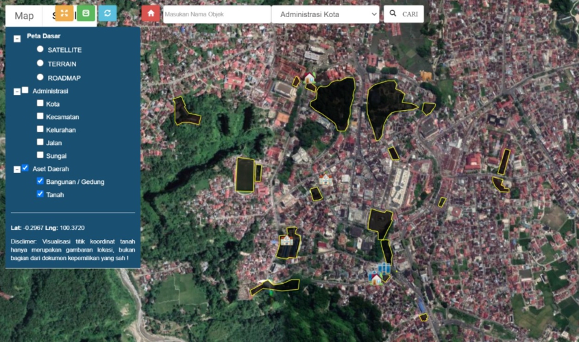 Webgis Kecamatan Sistem Informasi Geografis Online Untuk Pelayanan